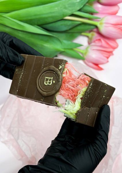 Волохата шоколадка пішманіє молочна - волосся ангела berrybar_zt 120г BBP01-02 фото