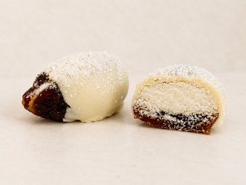 Фінік в шоколаді з кокосовою начинкою Bounty, білий шоколад, поштучно Berry Bar BBP01-95 фото