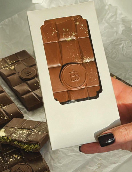 Крафтовий дубайський шоколад фісташка та катаїфі - Berry_bar 130г BBP01-15 фото